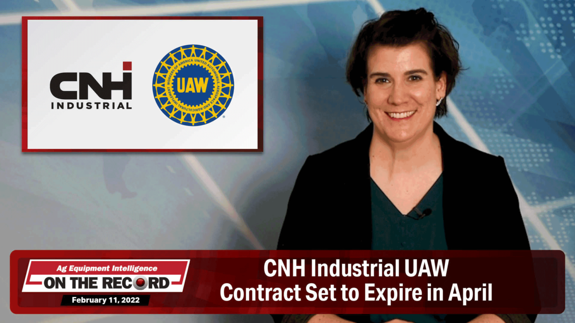 CNH Industrial UAW Contract Set to Expire in April